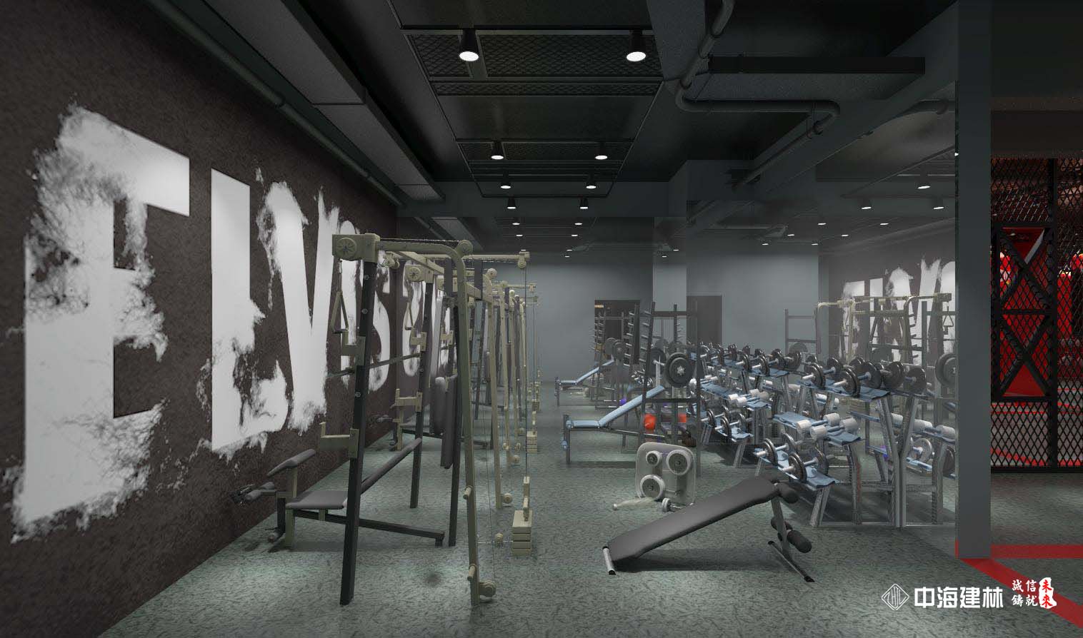 北京健身房装修设计
